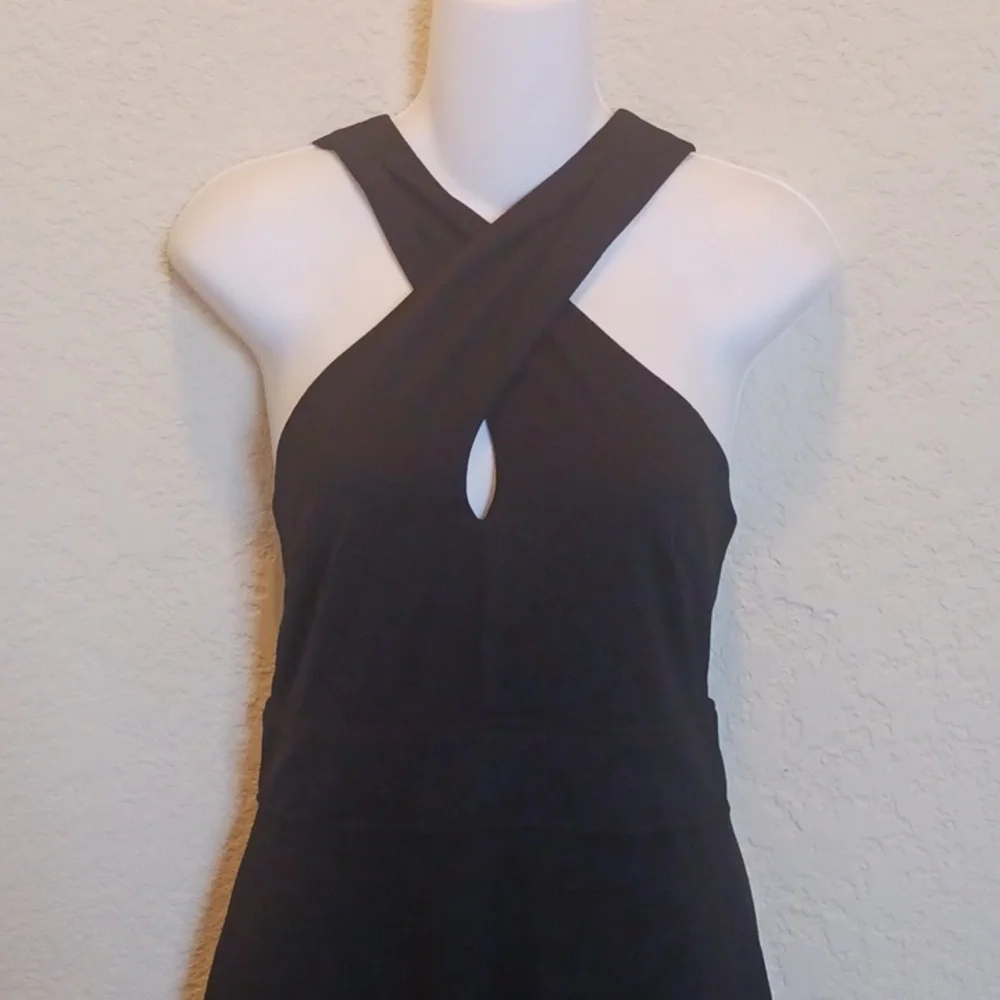 NWT NY&C long black dress Medium - Picture 2 of 7